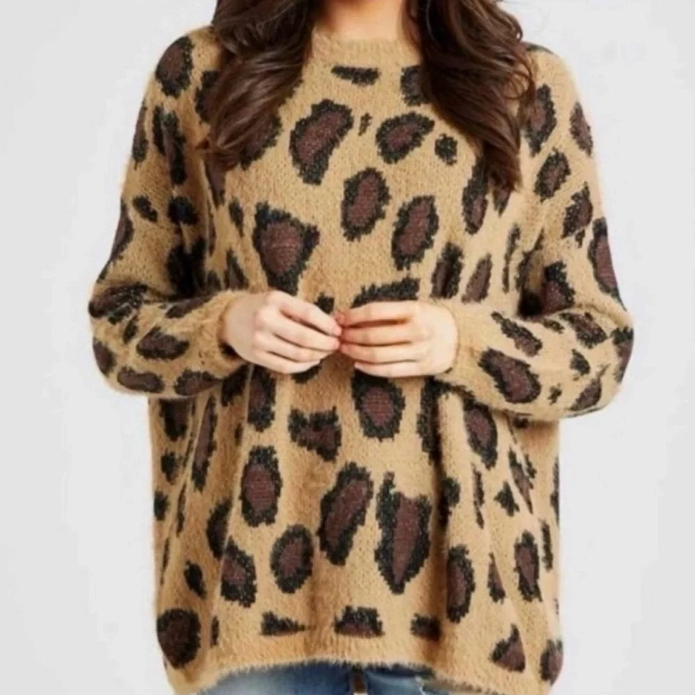 Altar'd State Animal Print Sweater - Picture 9 of 9